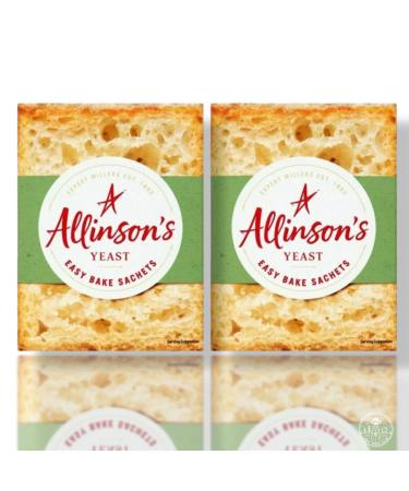 2 x 6 Sachets of Dry Yeast for Perfect Bread Making Hand Baking Pizza Dough Rolls and Loaves - A Must-Have for Home Cooking
