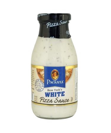 Paesana New York’s White Pizza Sauce, Gluten Free, Kosher Dairy, 8.5 OZ - Made in the USA.