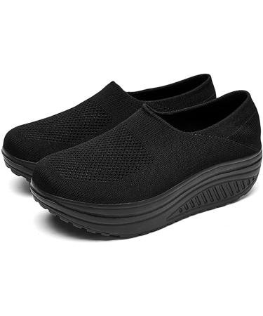 Shop Women's Fitness Shoes - Comfortable Barefoot Sneakers Flat Slippers & Diabetic Options in Black - Size 42 EU - Buy Online on SooperMarket.com