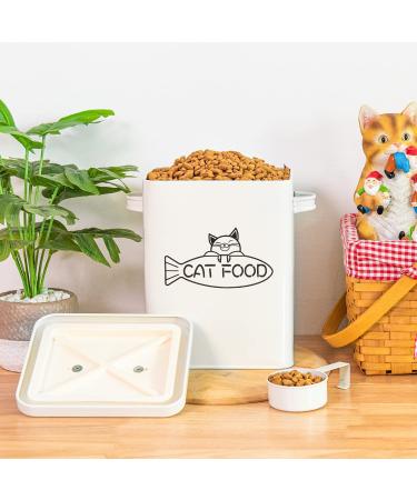Vumdua Farmhouse Pet Food Storage Container Set - Airtight, Durable, With Scoop | Perfect Gift for Pet Owners - Buy Online on SooperMarket.com