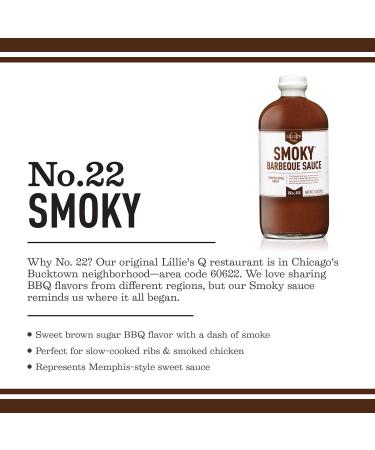 Lillie's Q Smoky Barbeque Sauce - Smoky - 20 Oz. - Buy Online on SooperMarket.com