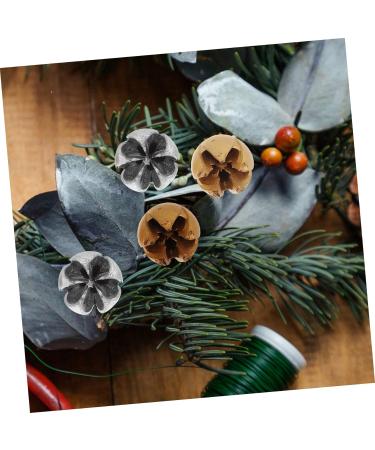 HOMSFOU 175 Pcs Christmas Wreath Decoration Red Berries Pine Needles Fake Fruit Home Decor Bouquet Flower Picks Diy Crafts Photography Eucalyptus Fruits Dried Fruit Self Made Ornaments Assorted Colorx5pcs 2.2x2.2cmx5pcs - Buy Online on SooperMarket.com