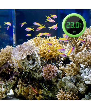 Digital Aquarium Thermometer - Mini LCD Waterproof Temperature Meter for Aquariums Reptiles & Terrariums - Buy Online on SooperMarket.com
