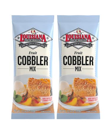LOUISIANA COBBLER MIX 10.58 oz (PACK OF 2) 10.58 Ounce (Pack of 2)