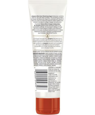 Jergens Travel Size Ultra Care Restoring Argan Oil-Infused Moisturizer & Body Lotion for Extra-Dry Skin (100 mL) - Buy Online on SooperMarket.com