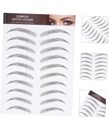 Gogogmee 12 Sheets false eyebrows for women eyebrow water transfer Transfer stickers - Buy Online on SooperMarket.com