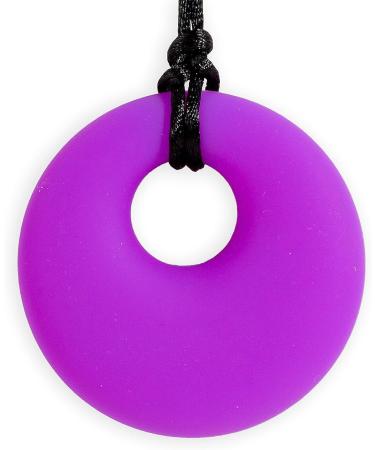 Stages Sensory Builder Circle Necklace (Pink) - Sensory & Oral Motor Stimulation, Teething, Calming & Focus - Buy Online on SooperMarket.com