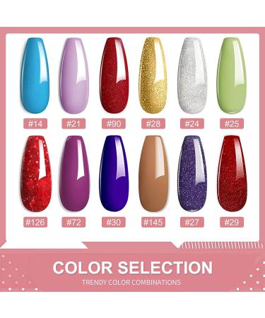 Dark Red Glitter Dipping Powder 28g/Box | No Lamp Cure, Natural Dry Like Gel Nails | Nail Salon Quality - No.29 HJ-ACG029 - Buy Online on SooperMarket.com