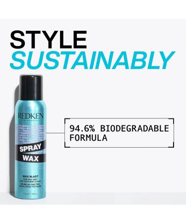 Redken Spray Wax Invisible Texture Mist | High Impact Finishing Spray-Wax | Adds Volumizing Body Dimension & Tames Flyaways | Medium Control |For All Hair Types 2 Ounce (Pack of 1) - Buy Online on SooperMarket.com