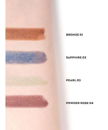 And Gretel Natural Cosmetics Luk Cream Eye Stick | Shimmer Eye Shadow Stick | High Pigmented Certified Natural - Color Pearl 03 | International Shipping Available - Buy Online on SooperMarket.com