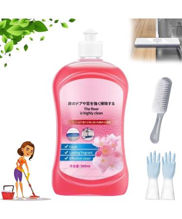 LONGLUAN Honifee Floor Cleaner Honifee Cleaning Honifee Cleaning for Bath Tile Honifee Multi Purpose Floor Cleaner Powerful Decontamination Floor Cleaner for Mopping and Polish (Sakura)