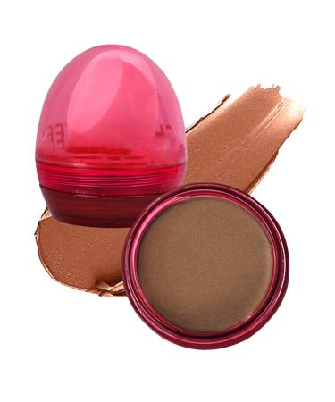 Powder Blusher Waterproof Velvet Cream Blusher for Face | Products Teen Girls Cosmetics for Home Shopping Gathering Dating Traveling Working Puchen 01# Bronze