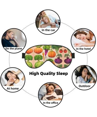 Buy Fruit and Vegetable Sleep Mask - Adjustable Breathable & Fashionable Eye Mask for Optimal Comfort | International Shipping Available - Buy Online on SooperMarket.com