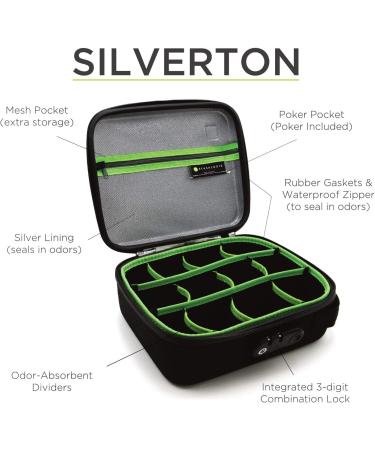 SMELL PROOF BAG with Combination Lock - The Silverton by STASHLOGIX (Large-Tan) - Buy Online on SooperMarket.com