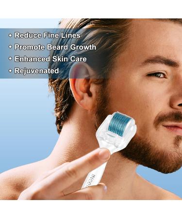 Professional Titanium Derma Roller for Hair, Beard Growth & Skin Care - 540 Microneedles - 1.5mm Length - Buy Online on SooperMarket.com
