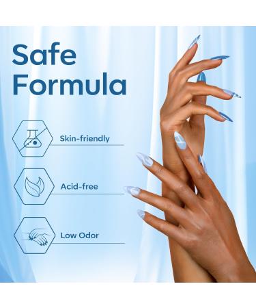Modelones Builder Nail Gel Kit Clear Builder Gel with Mini Nail Lamp& Nail Forms Set Hard Gel Builder for Nails Extension Strengthener Base Gel in a Bottle Nail Art Manicure - Buy Online on SooperMarket.com