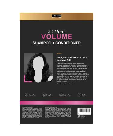 TRESemm 24 Hour Volume Shampoo & Conditioner Set | Keratin Repair Hair Mask | Best Volumizing Hair Products for Fine Hair with Collagen & Peptide Complex - Buy Online on SooperMarket.com