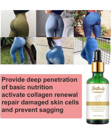 Hip Lift & Butt Firming Essential Oil | Natural Herbal Formula for Women | Cellulite Removal & Enhancement - Buy Online on SooperMarket.com