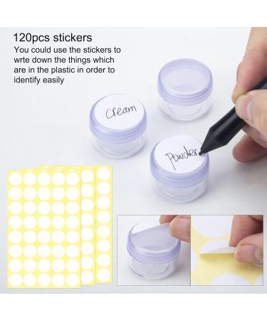 100 Pcs Mini Clear Cosmetic Bottles - 5ml Empty Trial Containers for Lip Balm Lotion & Creme - Screw Cap - Ideal for Travel & Samples - Buy Online on SooperMarket.com