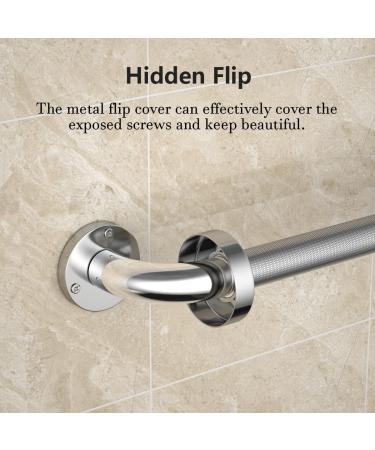 Brushed Nickel Shower Grab Bar w/Anti-Slip Knurled Grip 12 Inch Munzong Stainless Steel Bathroom Grab Bars Safety Bar Balanced Handrail Handicap Injury Elderly Senior Assist Support Shower Handle 12IN Brushed Nickel - Buy Online on SooperMarket.com