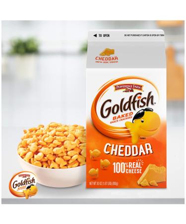 Goldfish Cheddar Snack Crackers - 30 oz Carton - Buy Online on SooperMarket.com