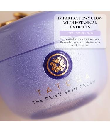 TATCHA Replenishing Nourishment Duo: Dewy Skin Cream & Indigo Overnight Repair Serum 1.7 oz - AM + PM - Buy Online on SooperMarket.com