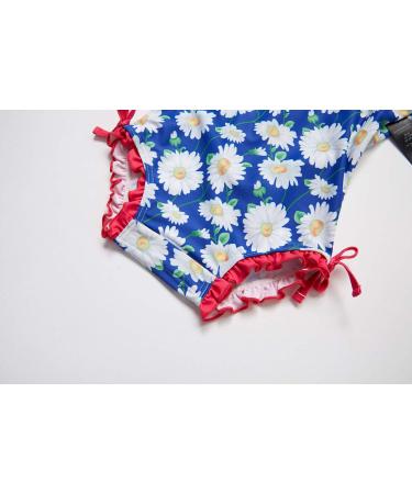 BONVERANO Baby Girl Long-Sleeve Swimsuit UPF 50+ Sun Protection - Daisy 2 - Size 2-3 Years - Buy Online on SooperMarket.com