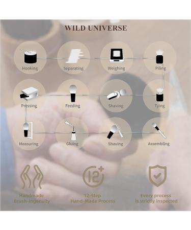 Wild Universe Flat Top Kabuki Foundation Brush - Professional Setting Makeup Brush for Liquid & Cream - Soft Dense Synthetic Bristles for Blending & Buffing - Buy Online on SooperMarket.com