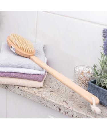 SIDCO Wooden Bath Brush | Back Brush & Sauna Massage Brush for Exquisite Relaxation | International Shipping - Buy Online on SooperMarket.com