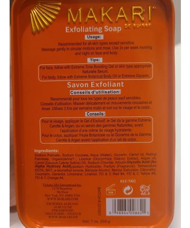 MAKARI Extreme Argan & Carrot Seed Oil Skin Toning Gift Set | Exfoliating Soap & Body Lotion for All Skin Types | Botanical Self Care Kit with Free Makeup Bag - Buy Online on SooperMarket.com