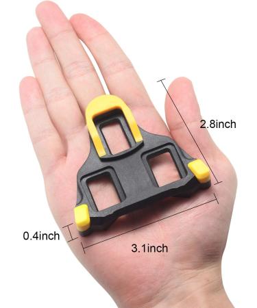 NAACOO SPD Road Bike Cleats for Shimano Speed-SL - Yellow Cleats Set for Indoor Outdoor Cycling - Buy Online on SooperMarket.com