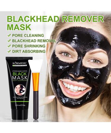 Blackhead Remover Mask - Charcoal Peel Off Face Mask for Pore Cleansing & Skin Care 100g | Unisex Blackhead Treatment - Buy Online on SooperMarket.com