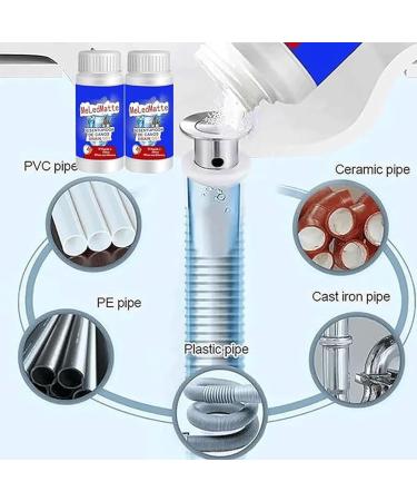GeRRiT Meledmatte Powerful Pipe unblocking Agent Toilet Pipe unblocking Agent Pipe unblocking and Drainage Gel Deodorant Kitchen and Bathroom Pipe Quick Cleaning Tool 3pcs - Buy Online on SooperMarket.com