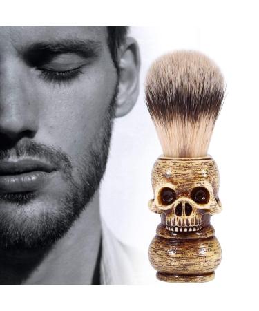 Beard Shaving Brush - Premium Men's Beauty Tool | Skull Barber Shop - Perfect Father's Day Gift - Buy Online on SooperMarket.com