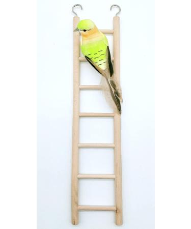 Wooden Bird Parrot Cage Climbing Ladder Toy - 2pcs (5 Step & 7 Step) - Buy Online on SooperMarket.com
