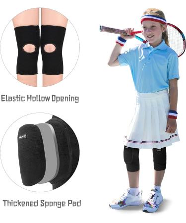ONTYZZ Kids Knee Pads with Sponge Padding for Roller Skateboard Bike - Small Black - Buy Online on SooperMarket.com