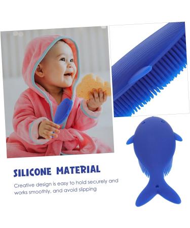 2pcs Silicone Scalp Scrubber & Shampoo Brush Set for Baby Exfoliating & Massage - Shower & Body Cleaning Accessory - Buy Online on SooperMarket.com