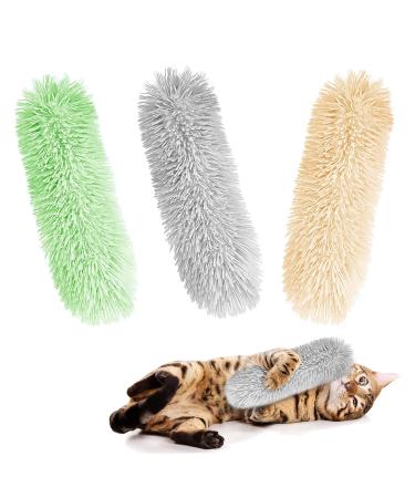 SUPERFA 3 Pack Catnip Toys for Cats Cat Toys for Indoor Adult Kitten Interactive Plush Toy for Cat Chew Toys Built-in Catnip Cat Sound Paper Small for Cat toy.