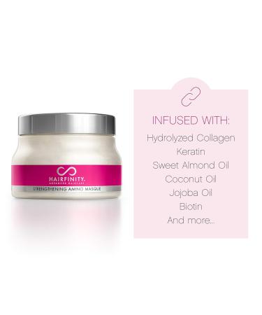 Hairfinity Strengthening Amino Treatment Masque & Botanical Hair Growth Oil - Hydrating Mask for Dry, Damaged Hair - Buy Online on SooperMarket.com