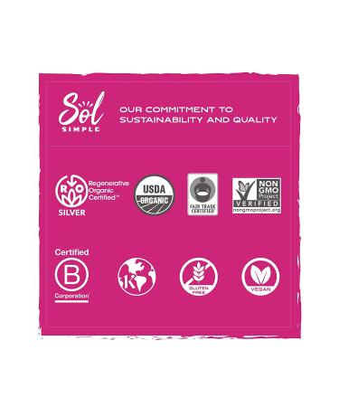 SOL SIMPLE Organic Dried Dragon Fruit Snack Pack - 3 Bags (3oz each) | Vegan, Non-GMO, No Added Sugar | Fair Trade Certified - Buy Online on SooperMarket.com