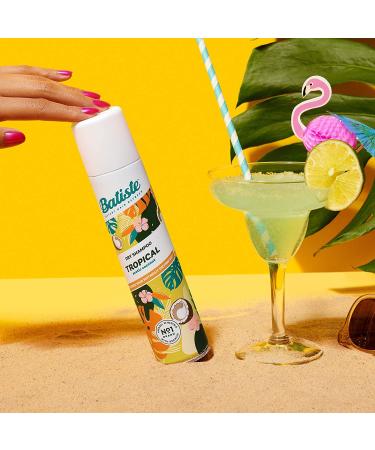 Batiste Dry Shampoo Tropical - Refresh Hair Absorb Oil & Add Texture | Waterless 6.73 OZ - Buy Online on SooperMarket.com