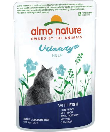 Almo Nature Multipack Holistic Urinary Help - 6 Pack Wet Cat Food (3 Fish 3 Chicken) - Optimal Nutrition for Adult Cats - Buy Online on SooperMarket.com