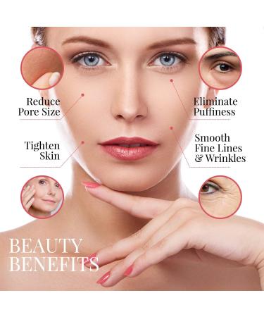 Stainless Steel Ice Roller Massager for Face, Neck & Eyes | Green Globes for Face | Dark Circles, Puffiness, Wrinkles, Collagen Boost - Innovative Skin Care Tool - Buy Online on SooperMarket.com