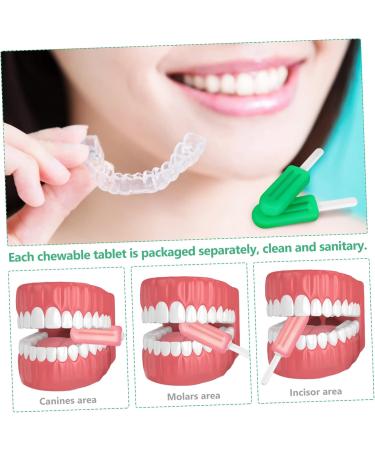 WOFASHPURET 6 Pcs popsicle silicone chew kids gummies silicone aligner chewies silicone chewers child tray cute - Buy Online on SooperMarket.com