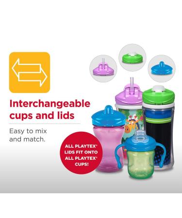 Playtex Sipsters Stage 2 Spill-Proof Spout Sippy Cups - 9oz - 2 Pack - Buy Online on SooperMarket.com