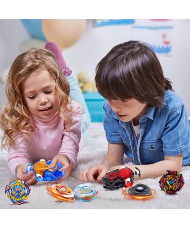 2 in 1 Bey Burst Turbo Starter Set - 4D Metal Fusion Toys for Kids & Adults | Perfect Christmas & Birthday Gift - Buy Online on SooperMarket.com