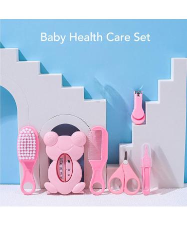 BORDSTRACT Baby Healthcare and Grooming Kit 6 Pcs - Pink Nursery Care Set for Newborns - Buy Online on SooperMarket.com