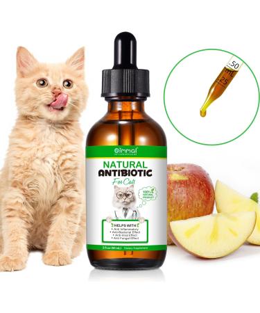 Natural Antibiotics for Cats Cat Antibiotics- Cat Multivitamin is anti-bacterial effect antibiotics for cats Supports Immune & Cats Allergy Relief Health Supplies Cats UTI Antibiotics(60ml) - Buy Online on SooperMarket.com