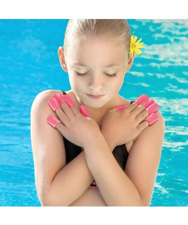 50 Pcs UV Protection Tanning Finger Tips - Pink Nail Polish & Gel Remover Caps for Tanning Beds - Buy Online on SooperMarket.com