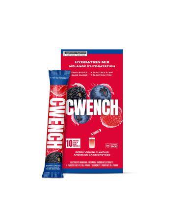 Cwench Electrolyte Hydration Mix Berry Crush Drink Mix 10 Servings Berry Crush 70g (Pack of 1)